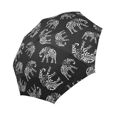 Elephant Tribal Automatic Foldable Umbrella