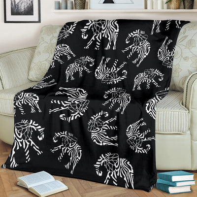 Elephant Tribal Fleece Blanket