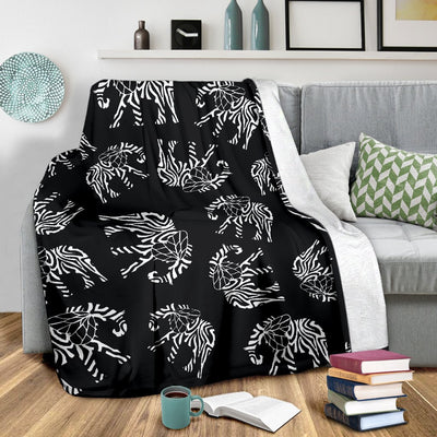 Elephant Tribal Fleece Blanket