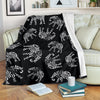 Elephant Tribal Fleece Blanket