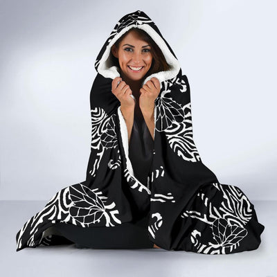 Elephant Tribal Hooded Blanket-JORJUNE.COM