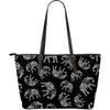 Elephant Tribal Large Leather Tote Bag