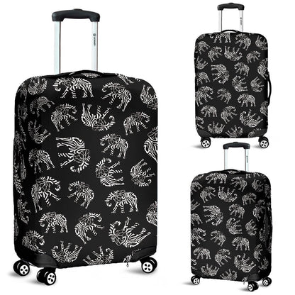 Elephant Tribal Luggage Cover Protector