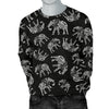 Elephant Tribal Men Crewneck Sweatshirt