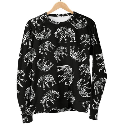 Elephant Tribal Men Crewneck Sweatshirt