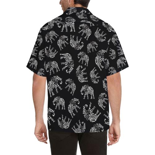 Elephant Tribal Men Hawaiian Shirt