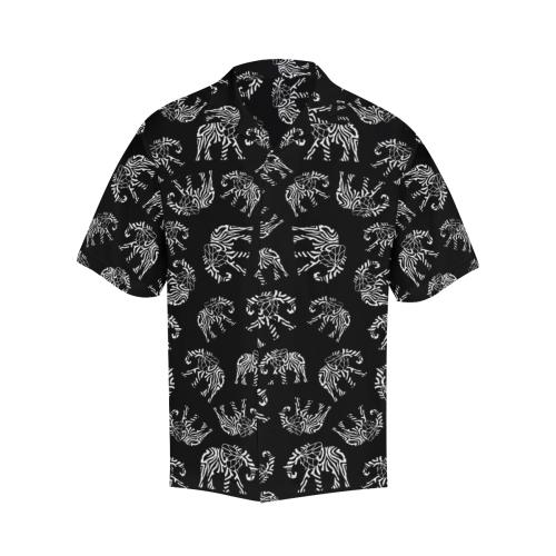 Elephant Tribal Men Hawaiian Shirt