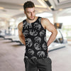 Elephant Tribal Men Tank Top