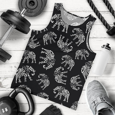 Elephant Tribal Men Tank Top