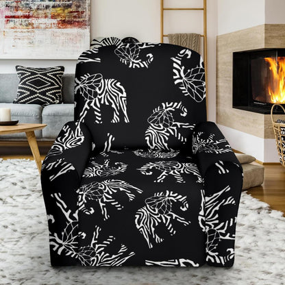 Elephant Tribal Recliner Slipcover-JORJUNE.COM