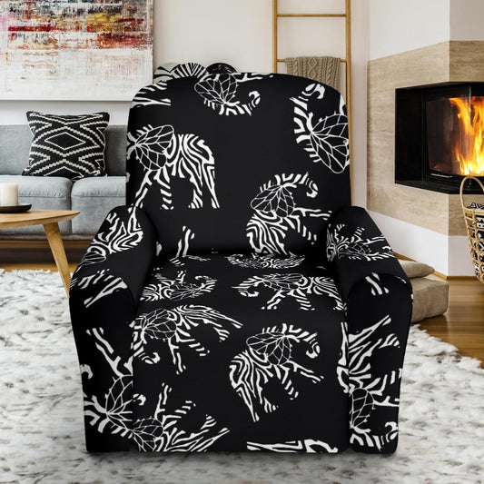 Elephant Tribal Recliner Slipcover-JORJUNE.COM