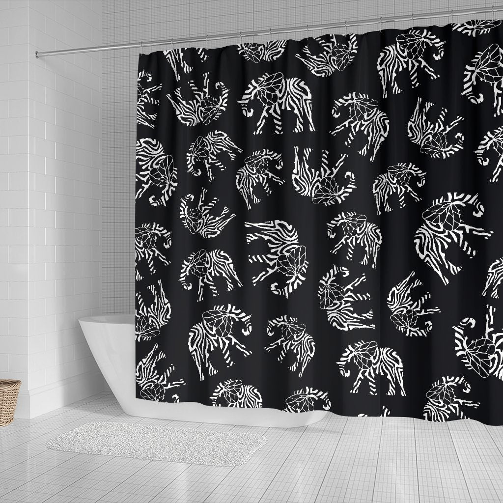 Elephant Tribal Shower Curtain