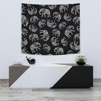 Elephant Tribal Tapestry