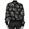 Elephant Tribal Women Casual Bomber Jacket