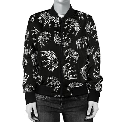 Elephant Tribal Women Casual Bomber Jacket