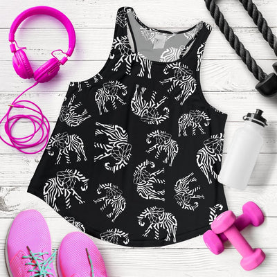 Elephant Tribal Women Racerback Tank Top