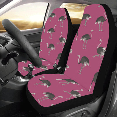 Emu Pattern Print Design 02 Car Seat Covers (Set of 2)-JORJUNE.COM