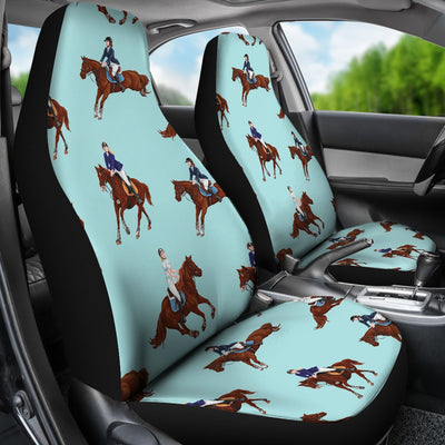 Equestrian Horse Riding. Universal Fit Car Seat Covers