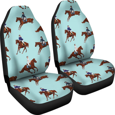 Equestrian Horse Riding. Universal Fit Car Seat Covers