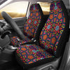 Ethnic Flower Style Print Pattern Universal Fit Car Seat Covers