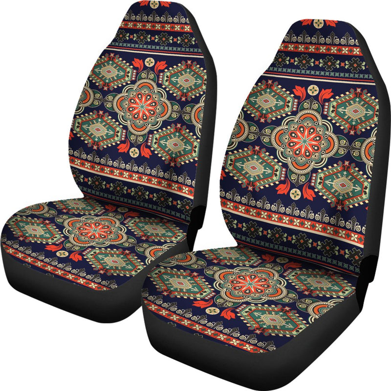 Ethnic Geometric Print Pattern Universal Fit Car Seat Covers