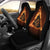 Eye of Horus in Flame Print Universal Fit Car Seat Covers