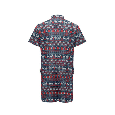 Reindeer Print Design LKS405 Men's Romper