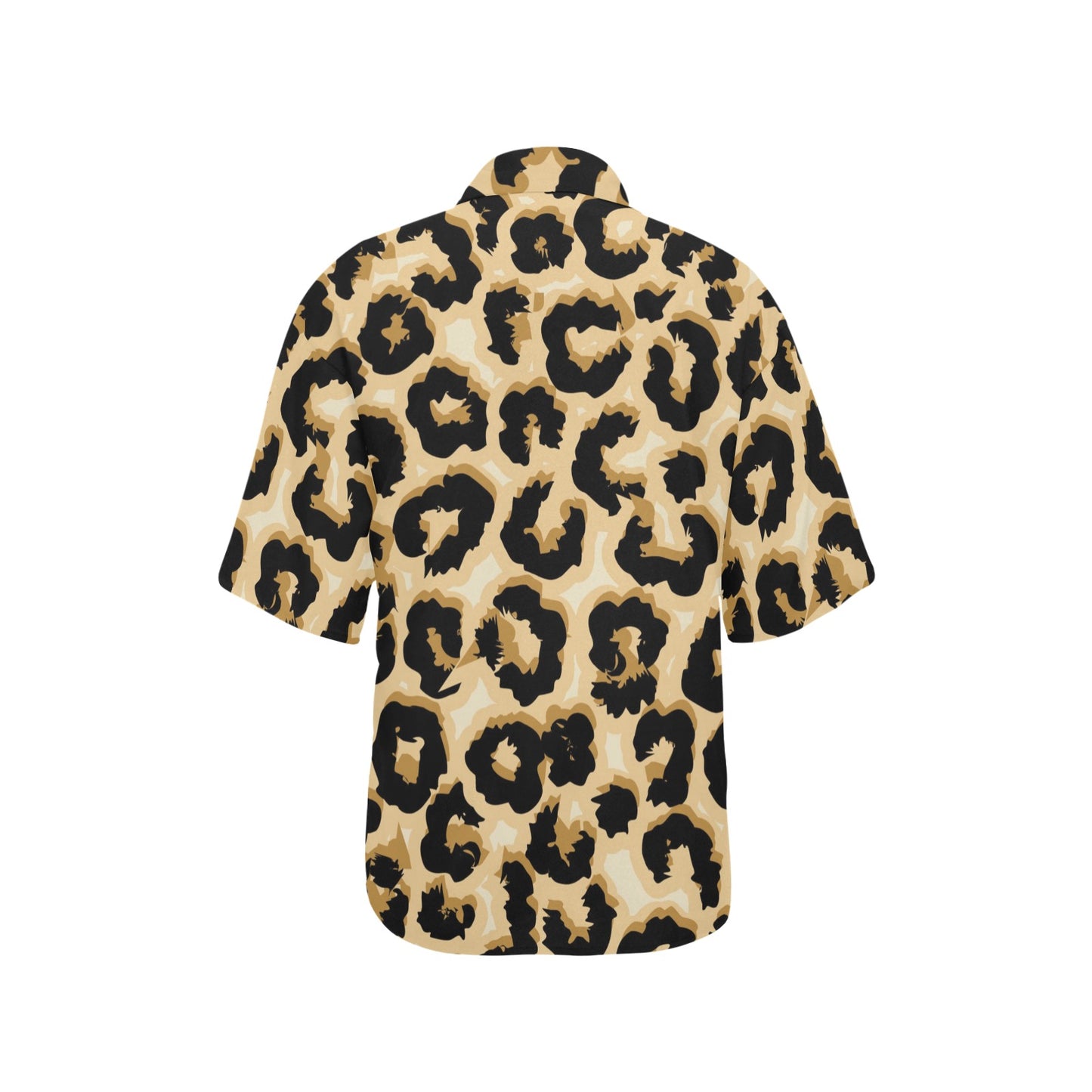Jaguar Skin Pattern Print Design 02 Women's Hawaiian Shirt