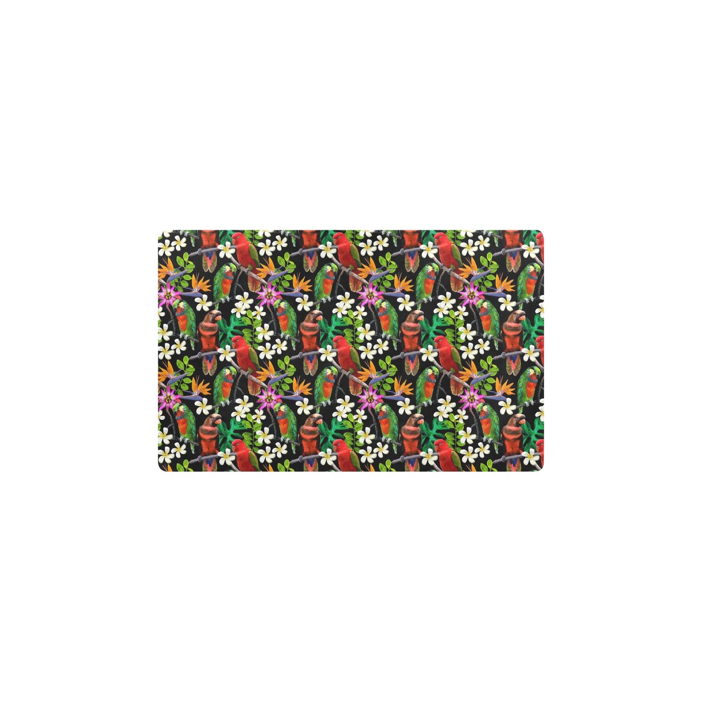 Parrot Design Print Kitchen Mat