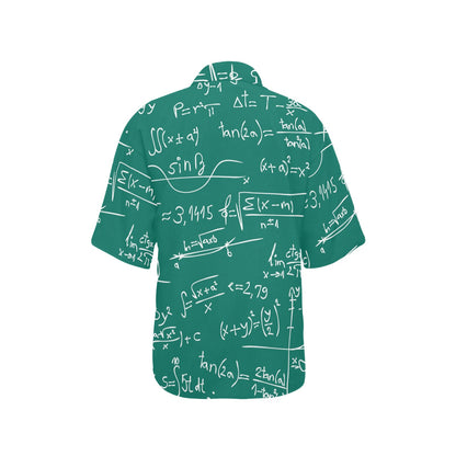 Math Pattern Print Design 01 Women's Hawaiian Shirt