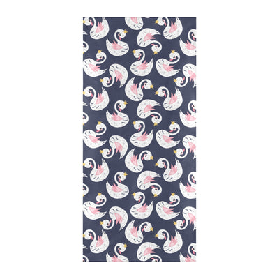 Swan Print Design LKS403 Beach Towel 32" x 71"