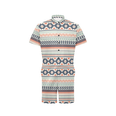 Tribal Aztec vintage pattern Men's Romper