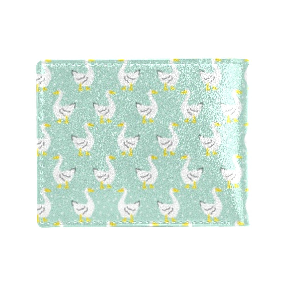 Goose Print Design LKS404 Men's ID Card Wallet