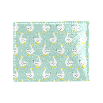 Goose Print Design LKS404 Men's ID Card Wallet