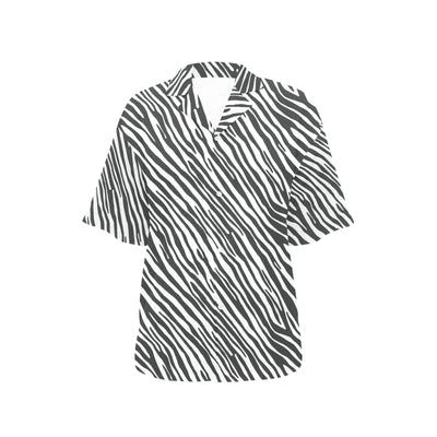 Zebra Classic Print Design LKS302 Women's Hawaiian Shirt