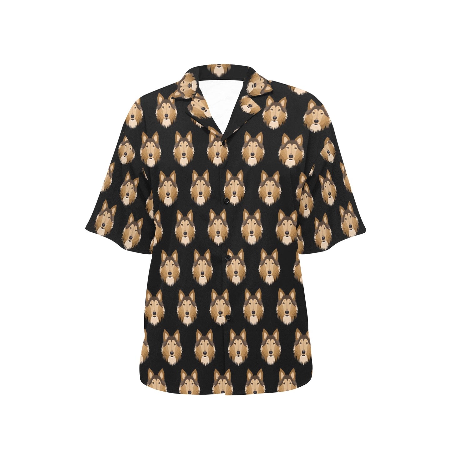 Collies Pattern Print Design 01 Women's Hawaiian Shirt