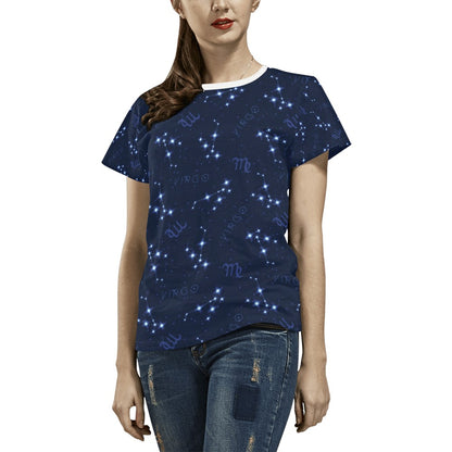 Virgo Print Design LKS303 Women's  T-shirt