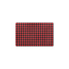 Red Black Buffalo Tartan Plaid Pattern Kitchen Mat