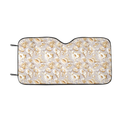 Seashell Print Design LKS309 Car front Windshield Sun Shade
