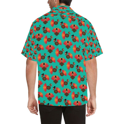 Thanksgiving Print Design LKS307 Men's Hawaiian Shirt