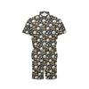 Camper marshmallow Camping Design Print Men's Romper