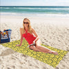 Smiley Face Emoji Print Design LKS302 Beach Towel 32" x 71"