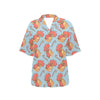 Rooster Pattern Print Design A05 Women's Hawaiian Shirt