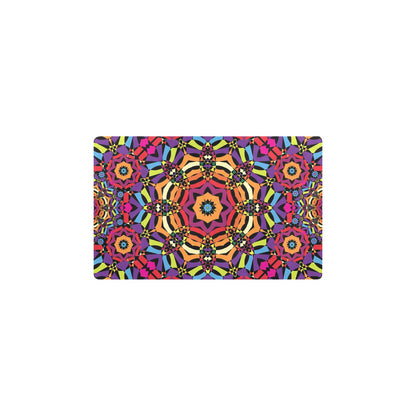 Kaleidoscope Pattern Print Design 01 Kitchen Mat