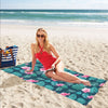 Summer Floral Print Design LKS301 Beach Towel 32" x 71"