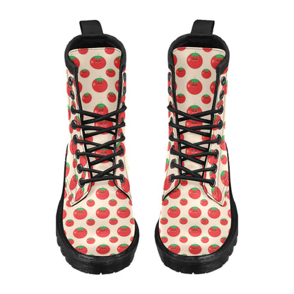 Tomato Print Design LKS308 Women's Boots