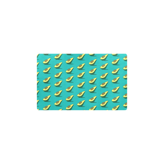 Avocado Pattern Print Design 03 Kitchen Mat