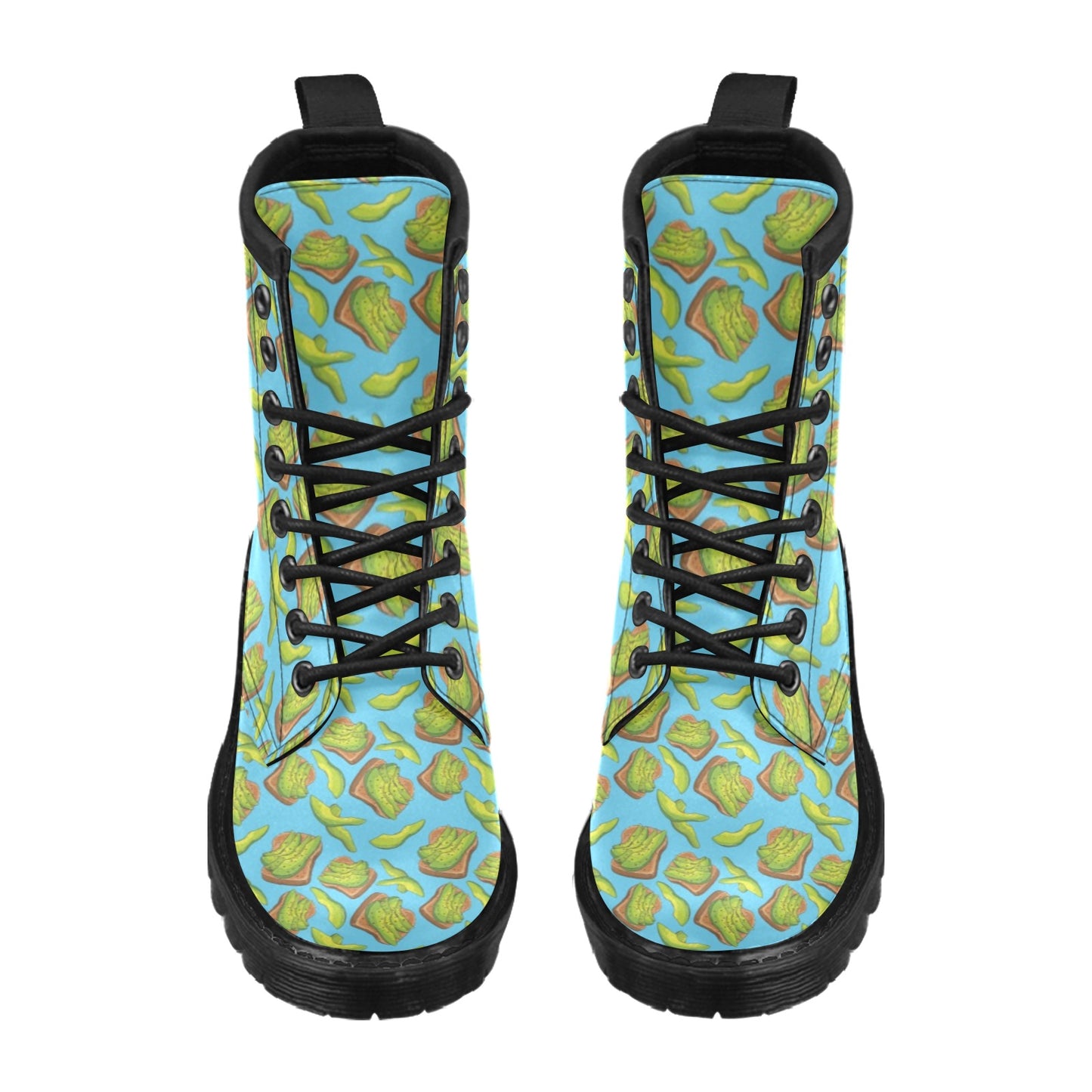 Sandwich Avocado Print Design LKS306 Women's Boots