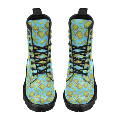 Sandwich Avocado Print Design LKS306 Women's Boots
