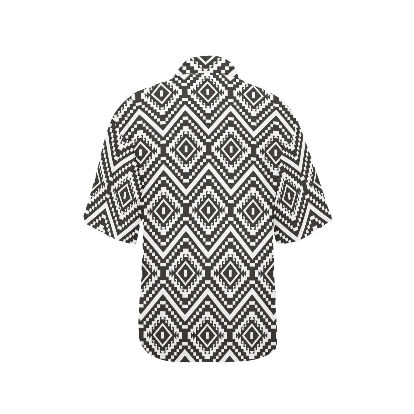 Tribal Pattern Print Design LKS303 Women's Hawaiian Shirt
